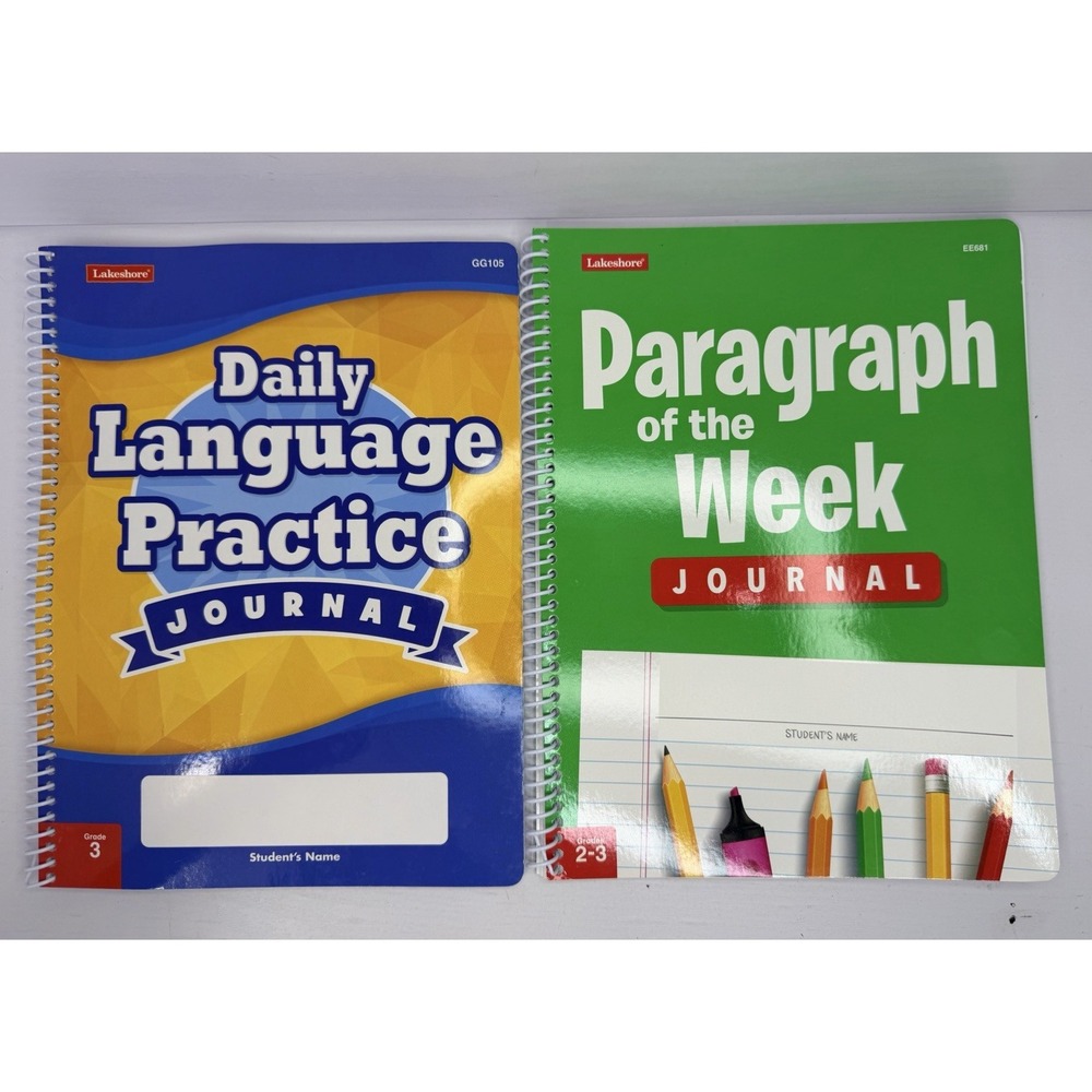 Lakeshore Daily Language Practice Grade 3 & Paragraph of the Week Journals Lot